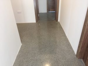 Polished Concrete Hall Floor