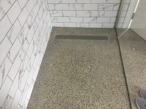Polished Concrete Shower