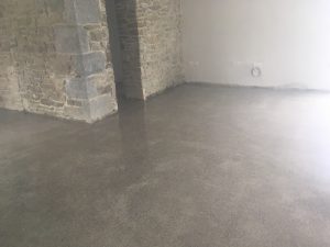 Polished Concrete Works Well With Stone