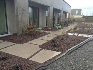 Concrete Polished Exterior patio and garden