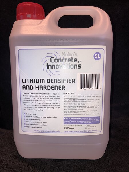 5ltr Lithium Densifier and Hardener